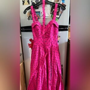 Vixen by Micheline Pitt Hot Pink Maneater Dress size XS